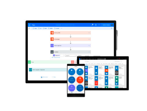 Microsoft Flow diferentes dispositivos